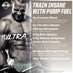 PUMP FUEL ULTRA INSANITY GLYCO LOAD PRE WORKOUT – Strawberry Slam (30 Servings)