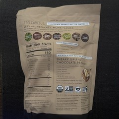 Truvani Organic Peanut Butter Chocolate Protein Powder, 25.75 oz
