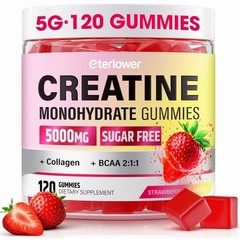 eterlower Creatine Monohydrate Gummies, 5g Creatine Gummies for Women & Men.P…