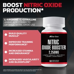 Nitric Oxide Booster Supplement for Blood Circulation and Flow,Endurance/Energy