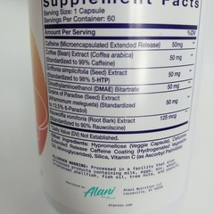 Alani Nu Self Fat Burner 60 Veggie Capsules Fat Loss Metabolism Energy & Focus