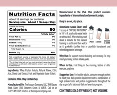 Isopure Infusions Tropical Punch Whey Protein Isolate 14.1 Oz New