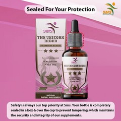 Unicorn Rider Energy Support Booster Drops Tincture For Women 3 Bottles 6 oz