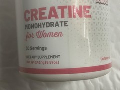 Old School Creatine Monohydrate Powder for Women 30 servings unflavored 5/27