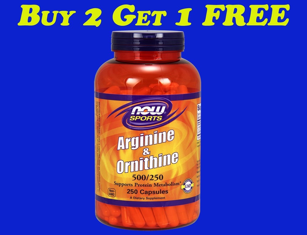 Deal on NOW Sports Arginine & Ornithine 500/250 in 2 sizes