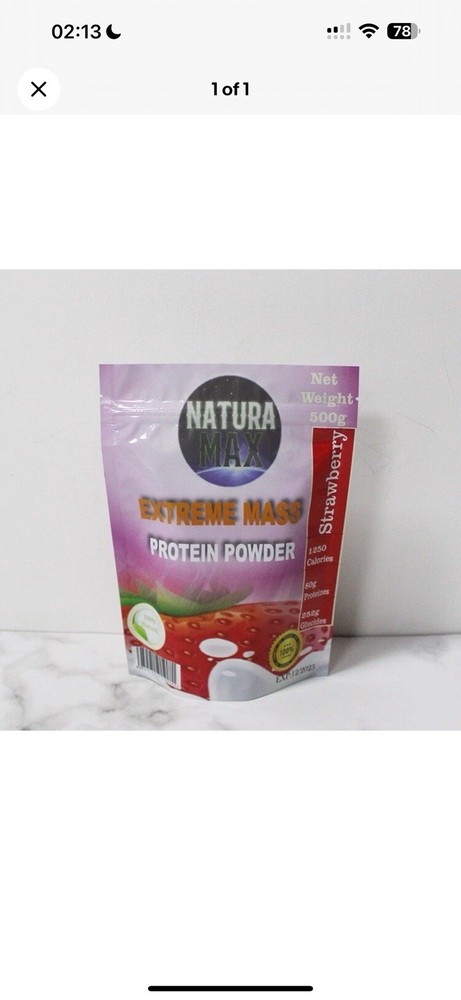 Natura Max Protein Powder (2-Pack: Extreme Mass & Big Butt)