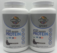 2PK Garden of Life Sport Protein Powder ~ Chocolate ~ 30.16 OZ EA~ EXP 9/26+