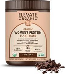 Elevate Organic Women’s Pea Protein Chocolate with Ashwagandha & Shatavari