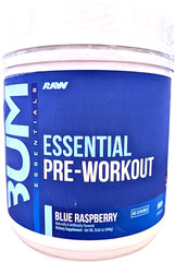 RAW Nutrition CBUM Essential Pre Workout Powder Blue Raspberry 1.78 lbs.EXP 2/27