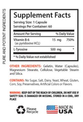 norepinephrine supplement – L-TYROSINE 500MG – mood support 3B