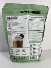 Exp. 9/2027 Clean Simple Eats Whey Protein Powder Protein 30 Srvs Mint Chocolate