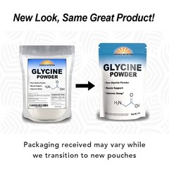 Glycine Powder (2 lbs) – Promotes Restful Sleep, 32 Ounce (Pack of 1), White