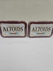 2 Altoids Cinnamon Flavored Mints 1.76 oz Tin – Refreshing, Curiously Strong A45