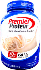 Premier Protein 30g High Protein Powder Vanilla Milkshake 3 lbs. EXP 03/2027