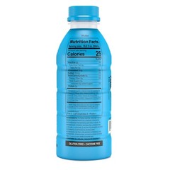 PRIME Hydration – Electrolytes Enhanced Sports Drink – Blue Raz, (12) Bottles