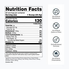 Grass-Fed Whey Protein Isolate – 28g Protein, 9 Amino Acids, Gluten Free