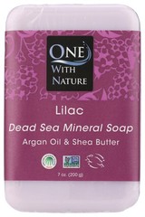 Lilac Dead Sea Mineral Soap Bar By One With Nature 7 Oz Natural 1 Pack
