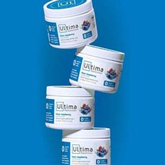 Ultima Replenisher Electrolyte Hydration Powder Blue Raspberry Sugar Free,3.7 OZ