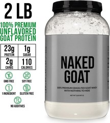 NAKED Goat – Pasture Fed Goat Whey Protein Powder from Small-Herd Wisconsin Dair