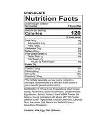 REDCON1 MRE Lite Whole Food Protein Powder, Chocolate, Whey & Lactose Free Meal