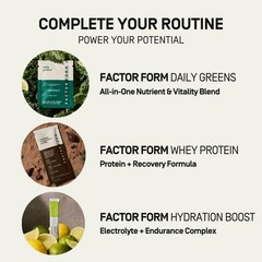 FACTOR FORM Whey Protein Powder | 100% Whey Isolate | 25g Protein & 6.3g BCAA…