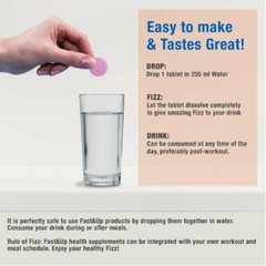 Fast&Up Reload electrolyte energy hydration drink 20 effervescent tablets Berry