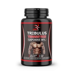 TRIBULUS TERRESTRIS 7500mg 96% SAPONINS BIG MUSCLE BODYBUILDING PILLS 120 CAPS