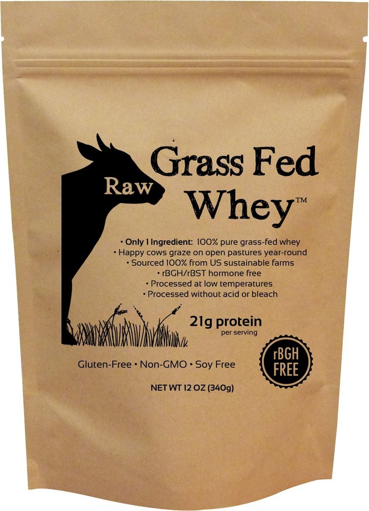 100 Pure Grass Fed Whey Protein Powder Unflavored Non GMO 14 Servings
