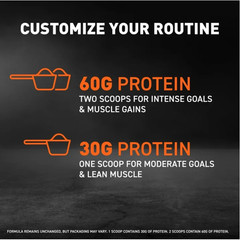 Body Fortress Super Advanced Whey Protein Powder, Vanilla, 3.9 lb, 60g Protein