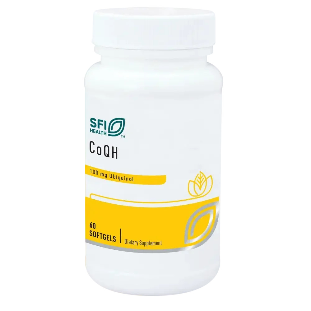Klaire Labs SFI Health CoQH 100mg Dietary Supplement 60 Softgels Free Shipping