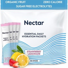 Nectar Hydration Packets – Electrolytes Powder Packets – No Sugar or Calories –