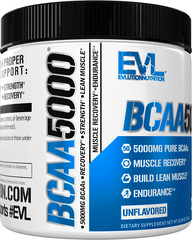 Evlution Nutrition BCAA 5000 – Stim Free Pre Workout – Amino Acid – 60 Servings