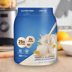 100% Whey Protein Powder, Vanilla Cream, 25g Protein, 1.75 lbs