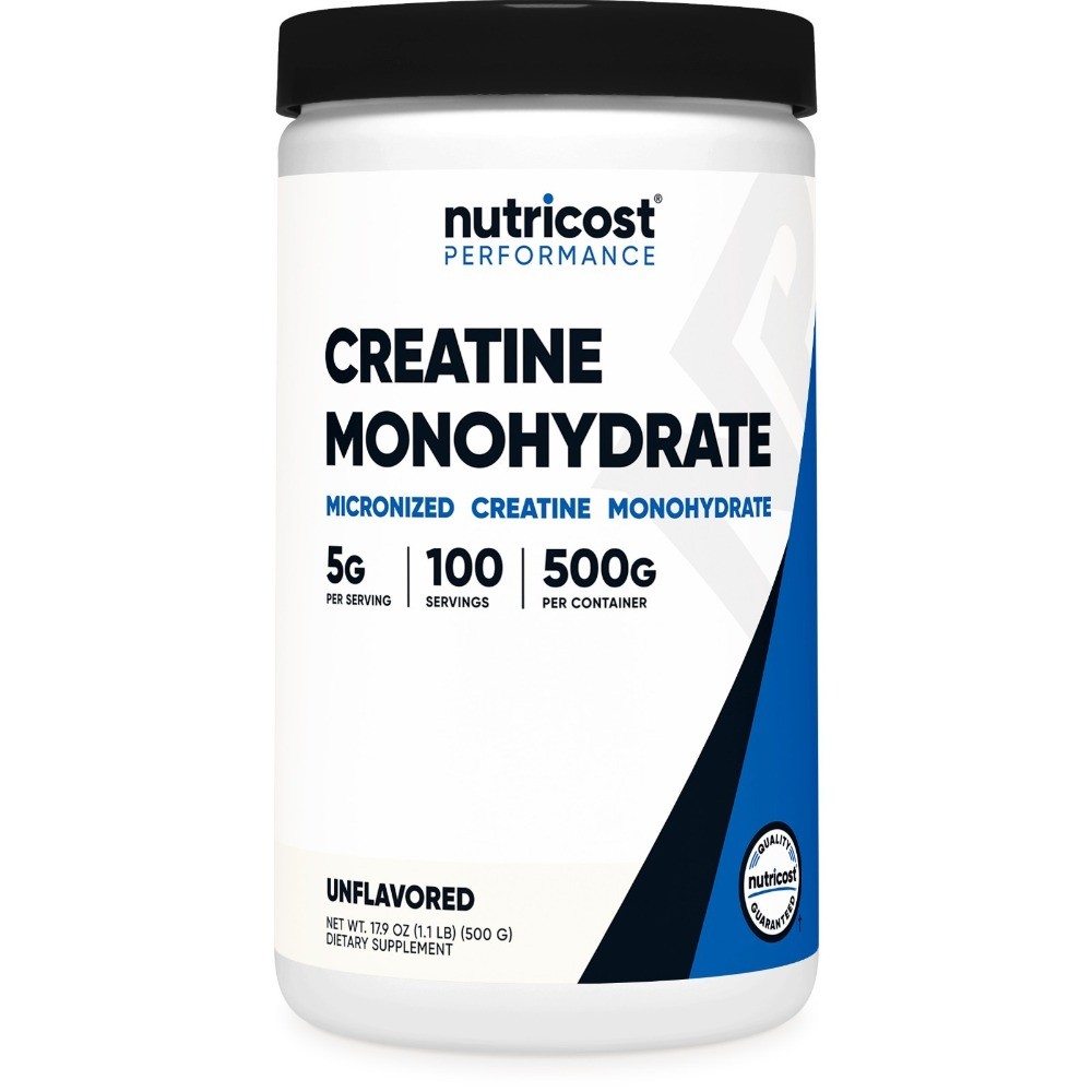 Nutricost Pure Creatine Monohydrate 500 Gram Powder 1 pack
