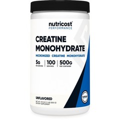 Nutricost Pure Creatine Monohydrate 500 Gram Powder 1 pack