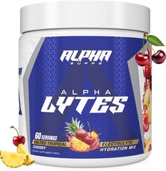 Alpha Lytes Electrolytes Sugar Free Hydration Powder Energy & Heat Relief 60 Svg