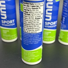 Nuun Sport Electrolyte Tablets Lemon Lime – 80 Count Pack (8 Tubes) EXP 6/26