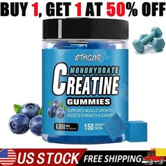 150x Counts Creatine Monohydrate Gummies – Increase Strength and Build Muscle
