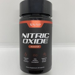 SNAP Nitric Oxide Booster 90 Capsules Supports Muscle Growth, Quick Recovery