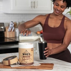 HEART & SOIL 100% Grass-Fed Whey Chocolate Sea Salt – 2 Lbs