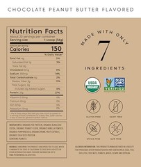 Truvani Organic Peanut Butter Chocolate Protein Powder, 25.75 oz
