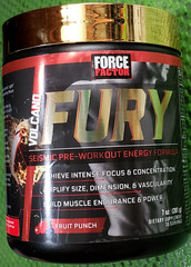 Force Factor – VOLCANO FURY Pre-Workout – Fruit Punch – 30 Serv – Exp 3/2026