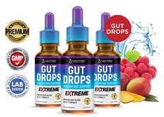 Gut Drops Extreme 200MG Healthy Gut Support 20-in-1 Proprietary Blend 3 Pack