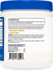 Nutricost Premium MCT Oil Powder .5LBS – Zero Net Carbs, Best for Keto, Ketosis
