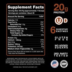 Devotion Nutrition Protein Powder – Brownie Batter Original (2lbs)