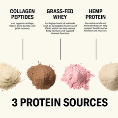 Ballerina Farm Grass Fed Whey Protein Powder, 4 Flavor 15.5 Ounce (Pack of 1)