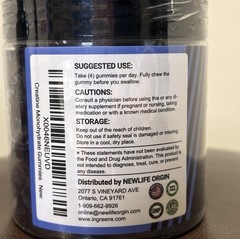 inGreens Creatine Monohydrate Betaine Alpha GPC Gummies 120 Count – Brand New