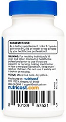 Nutricost Uridine Monophosphate 60 Capsules, 600 mg per Serving