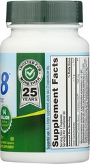 Nutrition Now PB 8 Pro-biotic Acidophilus Capsules, Vegetarian, 60 Caps
