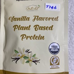 Lot Of 3, Nutri Hut, Plant Based Protein Powder, 6 oz Each Vanilla, (T746)